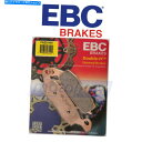 Brake Pads 2005年から2013年のスズキC90 NPのEBCフロント右ダブルHセンターブレーキパッド EBC Front Right Double-H Sintered Brake Pads for 2005-2013 Suzuki C90 np