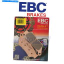 Brake Pads EBCフロントダブルHセンターブレーキパッド2005-2007 KTM 640アドベンチャー-EV EBC Front Double-H Sintered Brake Pads for 2005-2007 KTM 640 Adventure - ev