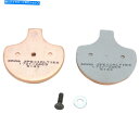 Brake Pads ドラッグスペシャルティーズプレミアムセンタルフロントブレーキパッドハーレーソフトアイルFLH/TダイナX Drag Specialties Premium Sintered Front Brake Pads Harley Softail FLH/T Dyna X