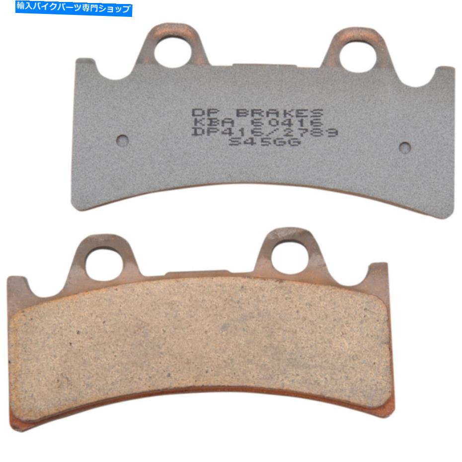 DP Brakes Standard Sintered Metal Brake Pads (DP416)カテゴリBrake Pads状態海外直輸入品 新品メーカー車種発送詳細 送料無料 （※北海道、沖縄、離島は省く）商品詳細輸入商品の為、英語表記となります。Condition: NewUPC: 5060637510667Brand: DP BrakesManufacturer Part Number: DP416《ご注文前にご確認ください》■海外輸入品の為、NC・NRでお願い致します。■取り付け説明書は基本的に付属しておりません。お取付に関しましては専門の業者様とご相談お願いいたします。■通常2〜4週間でのお届けを予定をしておりますが、天候、通関、国際事情により輸送便の遅延が発生する可能性や、仕入・輸送費高騰や通関診査追加等による価格のご相談の可能性もございますことご了承いただいております。■海外メーカーの注文状況次第では在庫切れの場合もございます。その場合は弊社都合にてキャンセルとなります。■配送遅延、商品違い等によってお客様に追加料金が発生した場合や取付け時に必要な加工費や追加部品等の、商品代金以外の弊社へのご請求には一切応じかねます。■弊社は海外パーツの輸入販売業のため、製品のお取り付けや加工についてのサポートは行っておりません。専門店様と解決をお願いしております。■大型商品に関しましては、配送会社の規定により個人宅への配送が困難な場合がございます。その場合は、会社や倉庫、最寄りの営業所での受け取りをお願いする場合がございます。■輸入消費税が追加課税される場合もございます。その場合はお客様側で輸入業者へ輸入消費税のお支払いのご負担をお願いする場合がございます。■商品説明文中に英語にて”保証”関する記載があっても適応はされませんのでご了承ください。■海外倉庫から到着した製品を、再度国内で検品を行い、日本郵便または佐川急便にて発送となります。■初期不良の場合は商品到着後7日以内にご連絡下さいませ。■輸入商品のためイメージ違いやご注文間違い当のお客様都合ご返品はお断りをさせていただいておりますが、弊社条件を満たしている場合はご購入金額の30％の手数料を頂いた場合に限りご返品をお受けできる場合もございます。(ご注文と同時に商品のお取り寄せが開始するため)（30％の内訳は、海外返送費用・関税・消費全負担分となります）■USパーツの輸入代行も行っておりますので、ショップに掲載されていない商品でもお探しする事が可能です。お気軽にお問い合わせ下さいませ。[輸入お取り寄せ品においてのご返品制度・保証制度等、弊社販売条件ページに詳細の記載がございますのでご覧くださいませ]&nbsp;