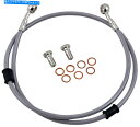 Hoses ガルファー編組ステンレス鋼フロントブレーキライン(FK003D614-1) Galfer Braided Stainless Steel Front Brake Line (FK003D614-1)