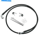 Hoses ドラッグスペシャリティ拡張ステンレス鋼フロントブレーキラインキット1741-2558 Drag Specialties Extended Stain...