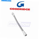 Hoses グッドリッジ80361ブレーキnvのクロム端付きユニバーサルクリアコートブレーキホース Goodridge 80361 Universal Clear Coat Brake Hose with Chrome Ends for Brake nv