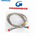 Hoses グッドリッジ80373ステンレス鋼のエンド付きユニバーサルクリアコートブレーキホースCC Goodridge 80373 Universal Clear Coat Brake Hose with Stainless Steel Ends cc
