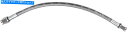 Hoses Goodridge 80375 Chrome Ending 75」を備えたクリアコートユニバーサルブレーキホース Goodridge 80375 Clear-Coat Universal Brake Hoses with Chrome Ends 75"