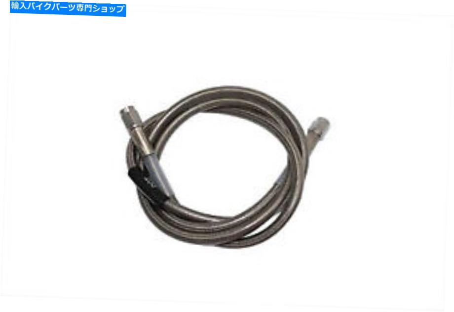 Hoses ステンレススチールブレーキホース46インチはハーレーデビッドソンに適合します Stainless Steel Brake Hose 46 inch fits Harley Davidson