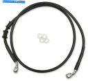 Hoses DS拡張フロントブレーキラインキットブラック非ABS +4