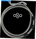 Hoses ドラッグ1741-2843拡張ステンレス鋼フロントブレーキラインキット DRAG 1741-2843 Extended Stainless Steel Front Brake Line Kit(2)