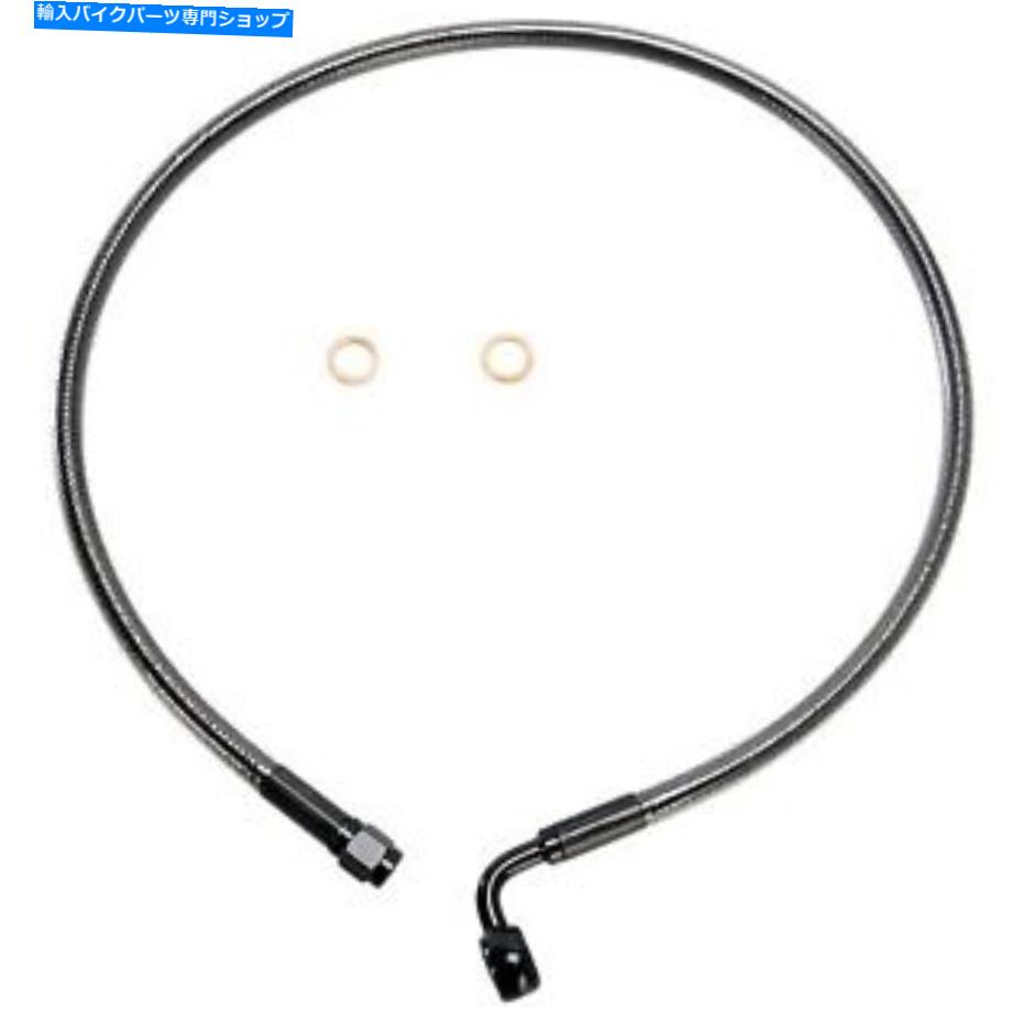 Hoses マグナム-AS47228-ブラックパールデザイナーシリーズABSフロントアッパーブレーキライン Magnum ..
