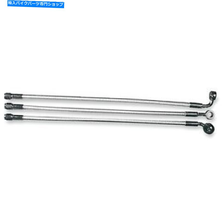 Hoses マグナム-37133-スターリングクロマイトIIデザイナーシリーズフロントアッパーブレーキライン Magnum - 37133 - Sterling Chromite II Designer Series Front Upper Brake Line