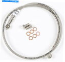 Hoses ガルファーブレーキメトリックステンレス油圧フロントブレーキラインスズキS40 FK003D490-1 Galfer Brakes Metric Stainless Hydraulic Front Brake Line Suzuki S40 FK003D490-1
