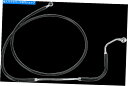 Hoses ドラッグ+6 "ブラックコートフロントアッパーブレーキラインハーレー09-13 FLH FLT ABS 1741-2935 Drag +6" Black Coat Front Upper Brake Line Harley 09-13 FLH FLT ABS 1741-2935