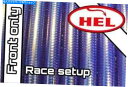 Hoses トランスブルーGSXR400R GK76A 90-92レースセットアップフロントヘル編組ブレーキライン TRANS BLUE GSXR400R GK76A 90 - 92 RACE SETUP FRONT HEL BRAIDED BRAKE LINES