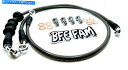 Hoses bfe編組カーボンフロント&リアブレーキラインキットホンダグロム125 MSX125 2014-2021 BFE Braided Carbon Fr...