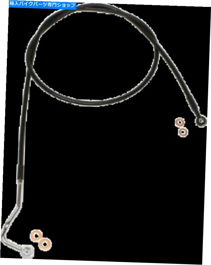 Hoses マグナムXRステンレス極端な応答フロントドットブレーキラインキットSBB1402-68 Magnum XR Stainless Extreme Response Front DOT Brake Line Kit SBB1402-68