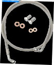 Hoses LAチョッパーズステンレス鋼の編組ブレイクラインLA-8153B13 LA Choppers Stainless Steel Braided Brakelines LA-8153B13
