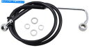 Hoses ドラッグスペシャリズブレーキライン -+4 "-Black -'15 -'17 Softail 618302-4BLK DRAG SPECIALTIES Brake Line - +4" - Black - '15-'17 Softail 618302-4BLK