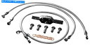 Hoses グッドリッジハイエンドバガートライフロントアッパーアブスブレーキラインキットHD0099-1FCH/CL+12 Goodridge High End Bagger Tri Front Upper ABS Brake Line Kit HD0099-1FCH/CL+12