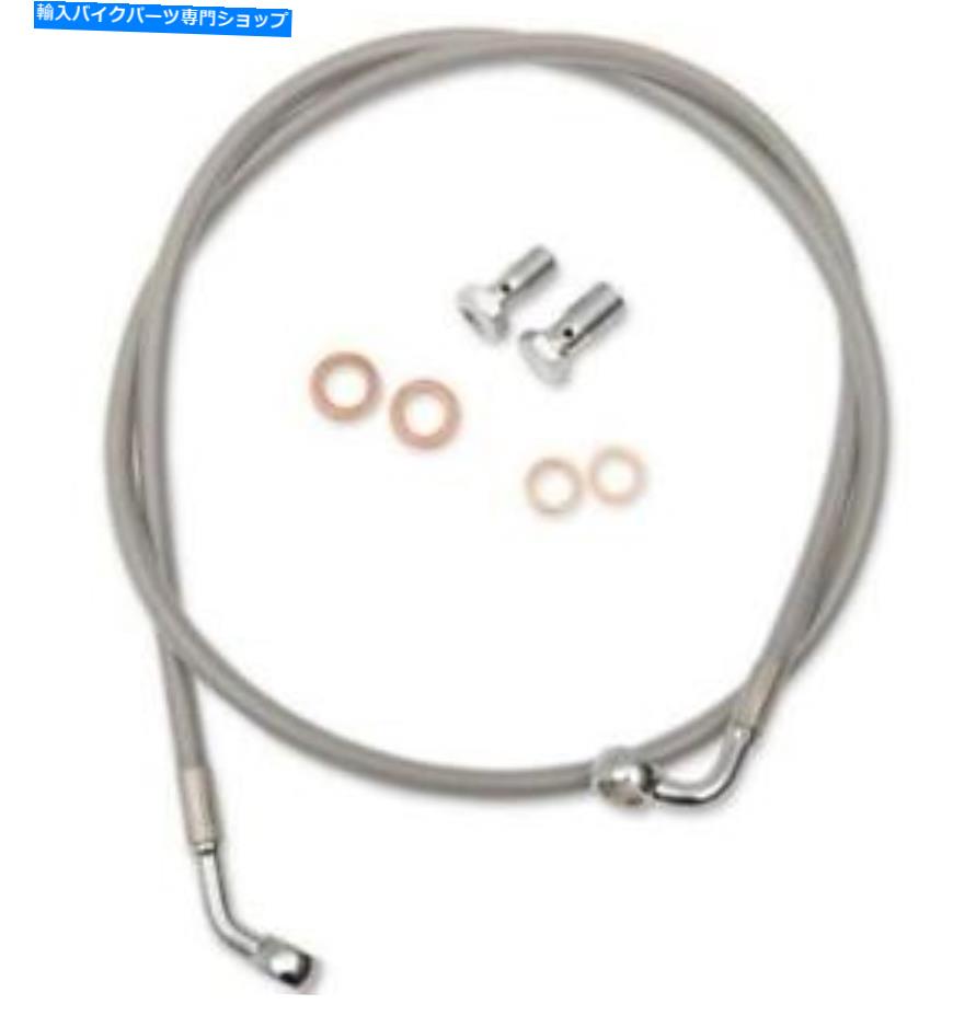 Hoses LAチョッパーズLA-8321B16ステンレス鋼ブレーキラインキット-15-17IN。猿のハンガー LA Choppers LA-8321B16 Stainless Steel Brake Line Kit - 15-17in. Ape Hangers