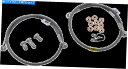 Hoses ガルファーステンレススチールブレーキラインキット2行フロントFK003D121-2 Galfer Stainlesss Steel Brake Li...