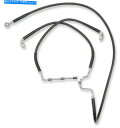 Hoses ドラッグスペシャリティ拡張フロントステンレススチールブレーキラインキット1741-3978 Drag Specialties Extended Front Stainless Steel Brake Line Kit 1741-3978