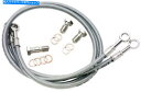 Hoses Galfer Brake Line Frt Silver Kawasakiパート＃D24-2 NEW GALFER BRAKE LINE FRT SILVER KAWASAKI PART# D24-2 NEW