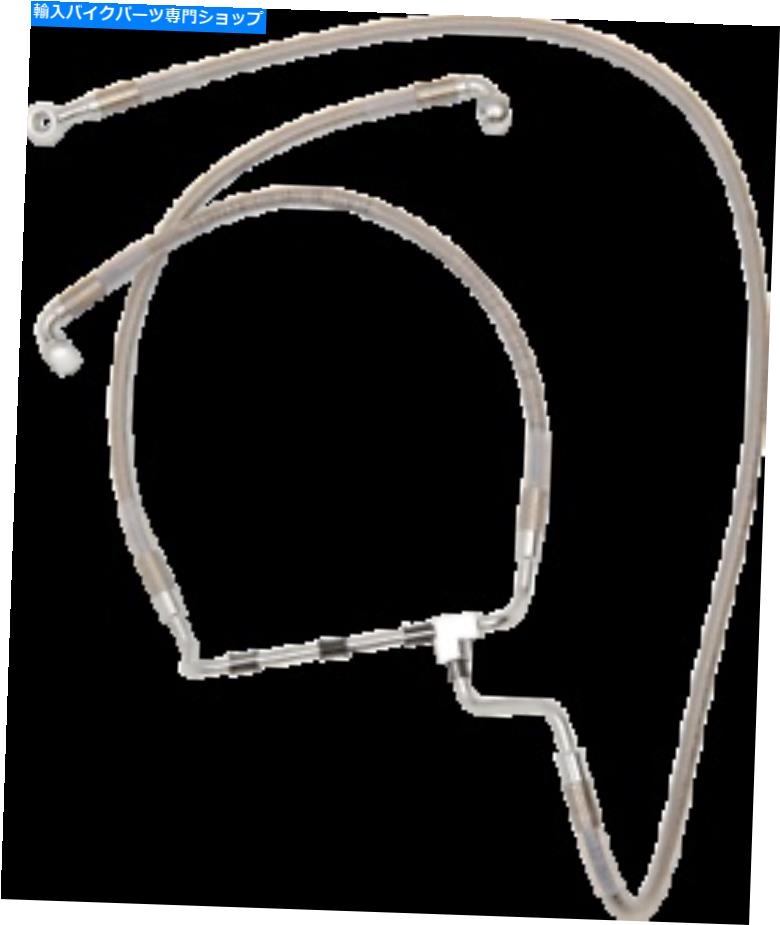 Hoses ドラッグスペシャリティ拡張長さステンレス鋼ブレーキラインキット1741-3979 Drag Specialties Extended Length Stainless Steel Brake Line Kits 1741-3979