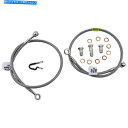 Hoses Galfer Brakes -FK003D223-2-ステンレス鋼フロント油圧ブレーキラインキットSUZ Galfer Brakes - FK003D223-2 - Stainless Steel Front Hydraulic Brake Line Kit Suz(2)