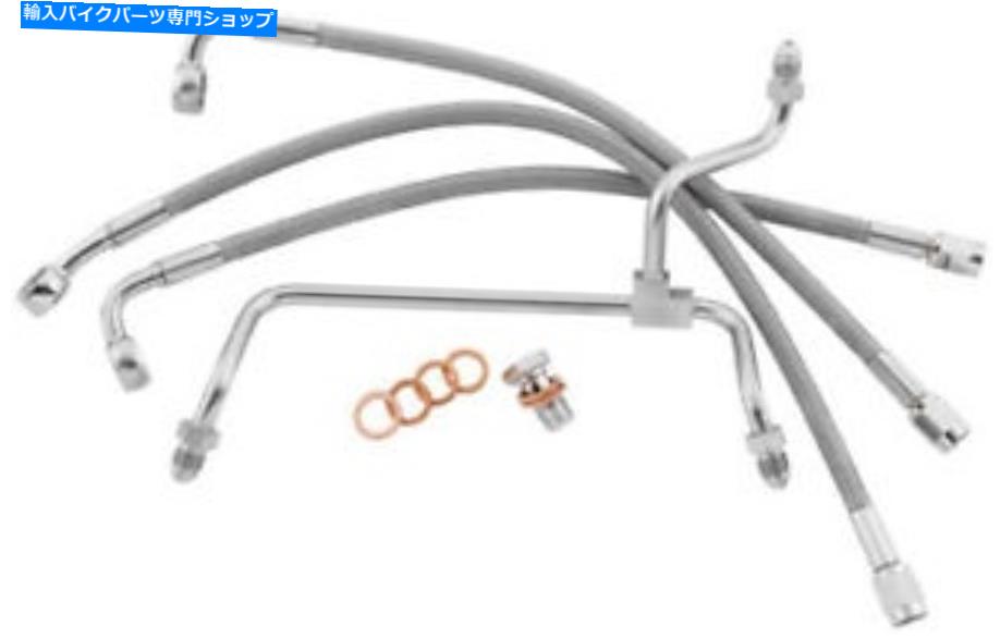 Hoses Goodridge HD82128-A+8エコノリンブレーキラインキット Goodridge HD82128-A+8 Econoline Brake Line Kits