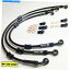 Hoses GPZ1100 1996-97ABS٥ҥS/ȥ֥졼饤ۡե KAWASAKI GPZ1100 1996-97 Non ABS VENHILL s/steel braided brake lines hoses front