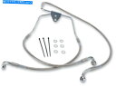 Hoses ドラッグ1741-2629拡張ステンレス鋼フロントブレーキラインキット DRAG 1741-2629 Extended Stainless Steel Front Brake Line Kit