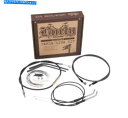Hoses バーリーブランドケーブルとブレーキラインキットブラック16インチ。LB30-1014 Burly Brand Cable and Brake Lin...