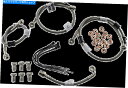 Hoses ガルファーステンレススチールブレーキラインキット4行フロントリアFK003D943-4 Galfer Stainlesss Steel Brake Line Kits 4 Lines Front Rear FK003D943-4