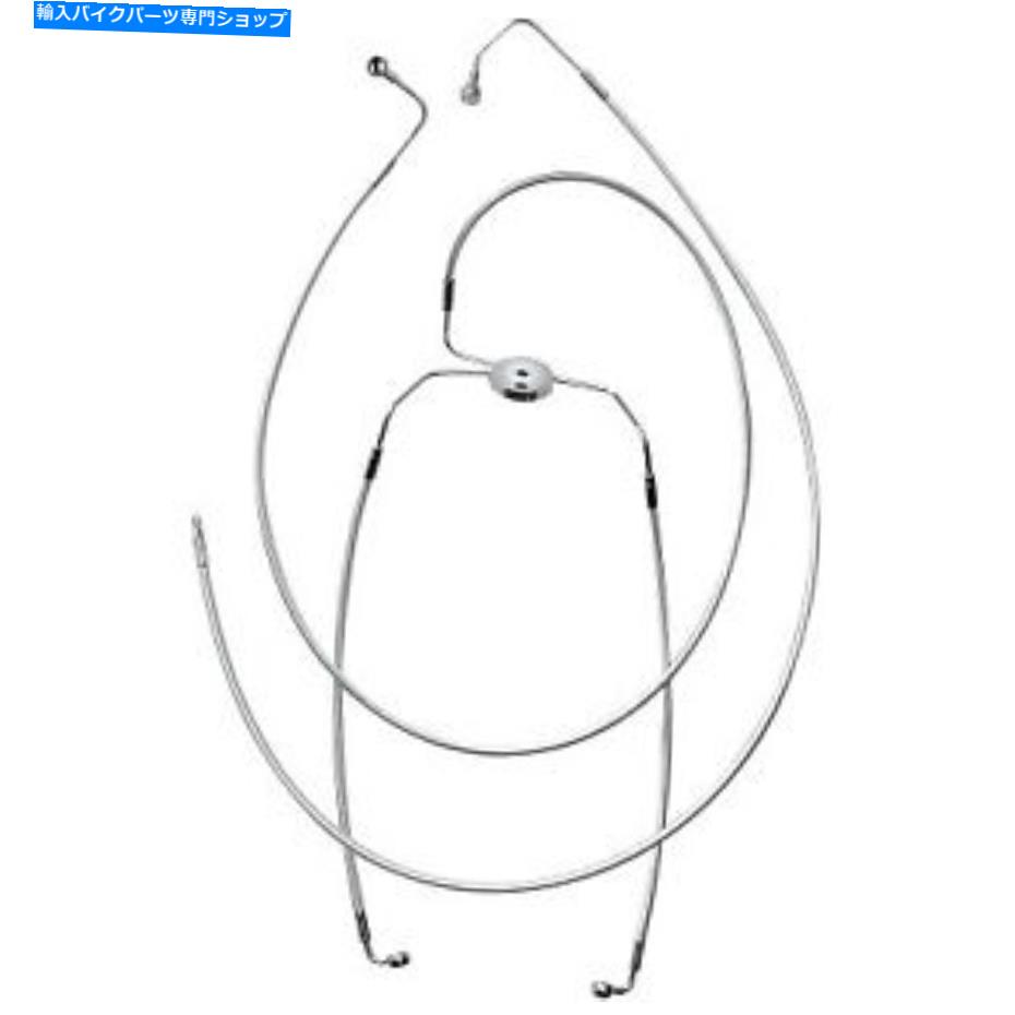 Hoses マグナム-37012-スターリングクロマイトIIデザイナーシリーズフロントローワーブレーキラインキット Magnum - 37012 - Sterling Chromite II Designer Series Front Lower Brake Line Kit