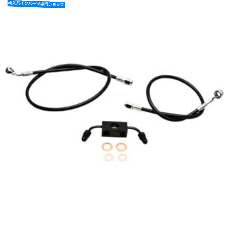 Hoses La Choppers Brake Line -Black -12-14 ABS FXDF | LA-8231B13B LA Choppers Brake Line - Black - 12-14 ABS FXDF | LA-8231B13B