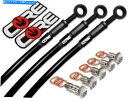Hoses Hayabusa Brake Lines 2008-2011212 2012 Suzuki Front-Rear Black Craided Steel Kit Hayabusa Brake Lines 2008-2011 2012 Suzuki Front-Rear Black Braided Steel Kit