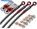 Hoses Hayabusa Brake Lines 1999-2005 2006 2007(3行)スズキフロントリアレッドカーボン Hayabusa Brak...