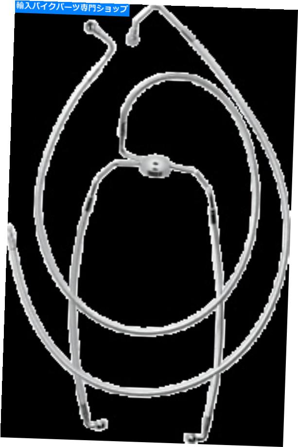 Hoses マグナム57004デザイナーシリーズフロントローワーブレーキラインキット Magnum 57004 Designer Series Front Lower Brake Line Kit