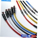 Hoses 07-12スズキRMZ250ベンヒルによる色付きのブレーキラインとケーブル 07-12 Suzuki RMZ250 Matching Colored...