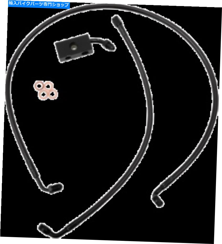 Hoses LAチョッパーズLA-8152B16Mステンレス鋼ブレーキラインキット LA Choppers LA-8152B16M Stainless Steel Brake Line Kits(2)