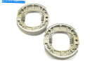Brake Shoes ペアフロントリアブレーキシューズパッドホンダCL70 1969-72 XR75 73-76用の溝 Pair Front Rear Brake Shoes Pads Water Grooved for Honda CL70 1969-72 XR75 73-76
