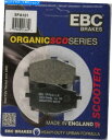 Brake Shoes EBCブレーキパッドフィット：ヤマハYJ125 VINO 125、YSR50焼結/銅SFA101 153-101 EBC BRAKE PADS Fits: Yamaha YJ125 Vino 125,YSR50 Sintered/Copper SFA101 153-101