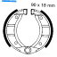 Brake Shoes EBC֥졼塼ꥢ饤ɥ顼MP1 50 69-75ѥץ󥰥908 EBC Brake Shoes Rear No Springs 908 For Kreidler MP1 50 69-75