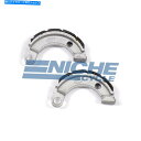 Brake Shoes ホンダTG 50/TG 50 MジャイロS 85-86用リアグルーブブレーキシューズ Rear Grooved Brake Shoes For Honda TG 50/TG 50 M Gyro S 85-86