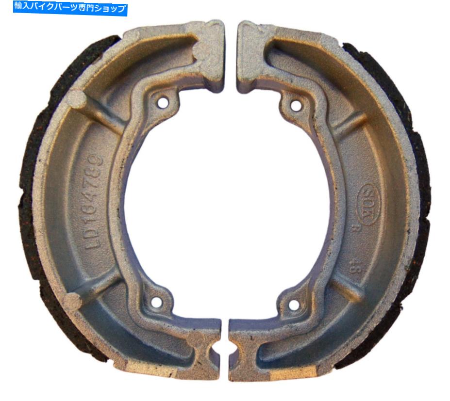 Brake Shoes ブレーキシューズフロントフィットカワサキ1976-81 km 100 1976-79 kd 100 1976-77 kh 100 Brake Shoes Front fits Kawasaki 1976-81 KM 100 1976-79 KD 100 1976-77 KH 100