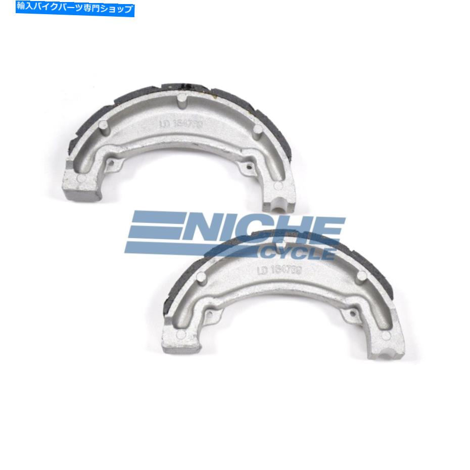 Brake Shoes ۥCR 480 r 1982Υꥢ롼֥֥졼塼 Rear Grooved Brake Shoes For Honda CR 480 R 1982