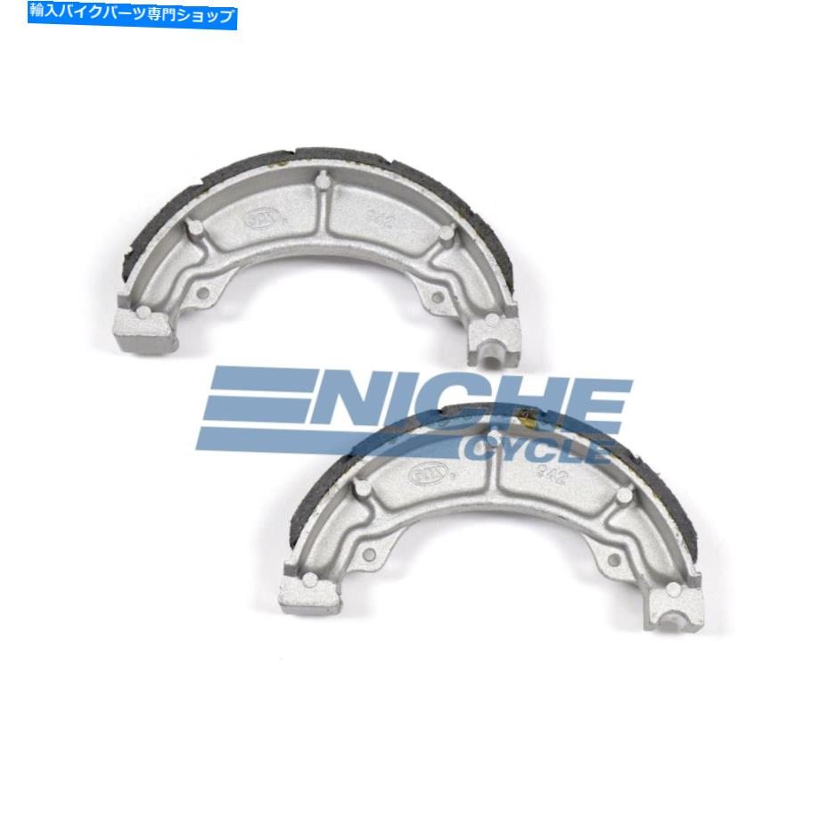 Brake Shoes ホンダATC 250 R ATC250R 1981のリアグルーブブレーキシューズ Rear Grooved Brake Shoes For Honda ATC 250 R ATC250R 1981