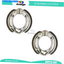Brake Shoes ホンダZ 50 Rのフロント+リアブレーキシューズすべてのモデル1979-1982 1983 1984 1985 1986 Front+Rear Brake Shoes For Honda Z 50 R All Models 1979-1982 1983 1984 1985 1986