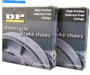 Brake Shoes DPブレーキ9101 GF摩擦定格ブレーキシューズ DP Brakes 9101 GF Friction Rated Brake Shoes