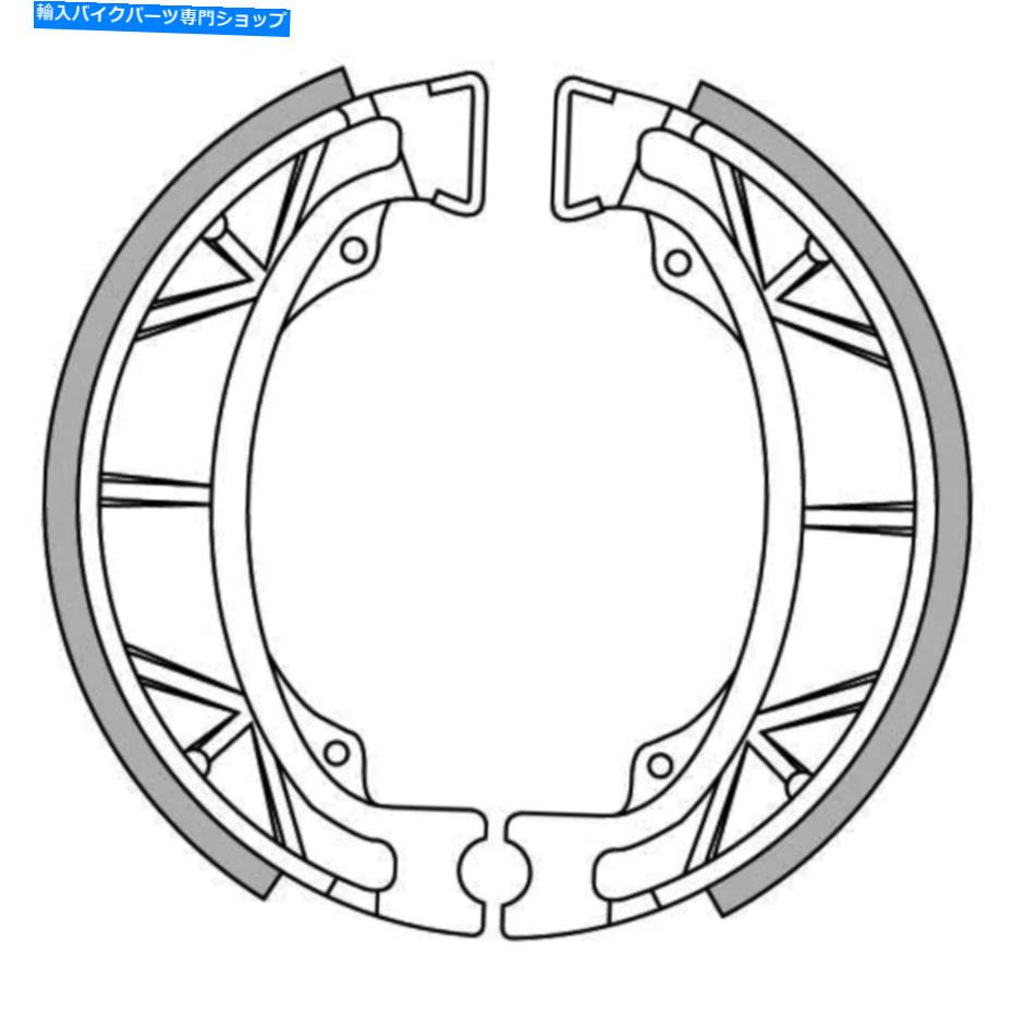 Brake Shoes 川崎ホンダのための新しいニューフェンリアブレーキシューズ1-gf1043 New NEWFREN Rear Brake shoe For HONDA, KAWASAKI 1-GF1043